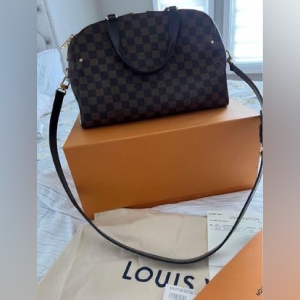 Louis Vuitton N41505 Kensington bowling Brown Damien Hand Bag